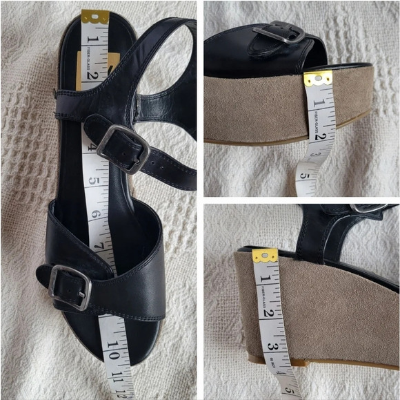 Dolce Vita Strapped Slip On Suede High Platform Sandal - Picture 7 of 8